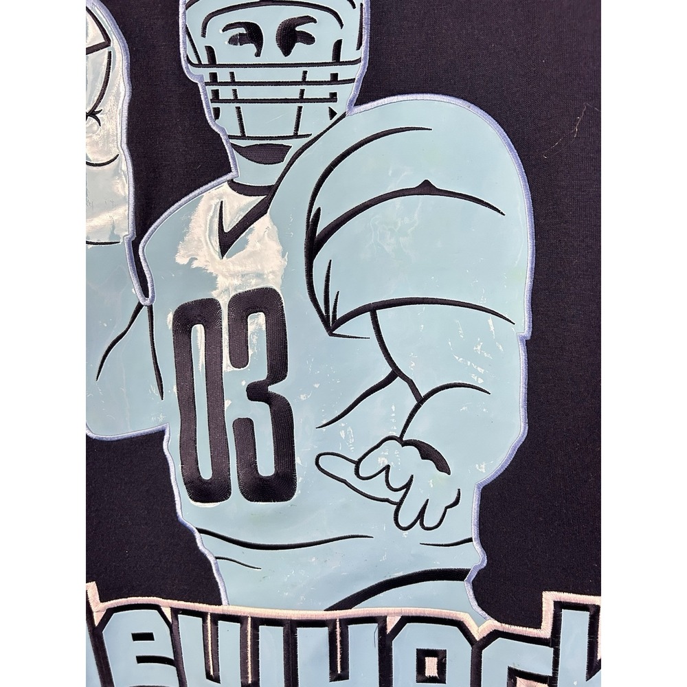VTG Y2K Veezo Wear New York Football Full Zip Jacket Varsity Style 3X Streetwear - Picture 8 of 13